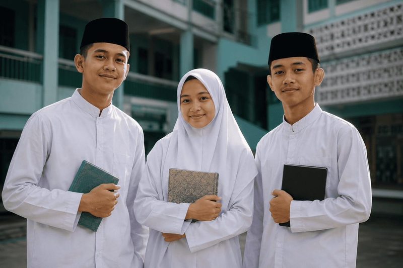 Santri Pondok Pesantren Amal Islami