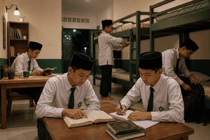Asrama Putra & Putri Terpisah