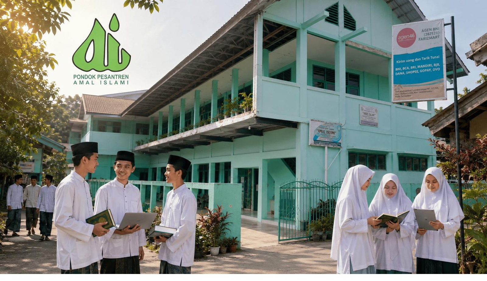 Santri Pondok Pesantren Amal Islami