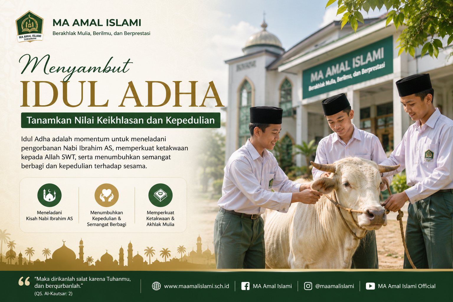 Persiapan Menyambut Hari Raya Idul Adha 1447 H / 2026 M Yayasan Amal Islami